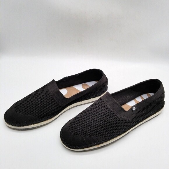 Cool Planet by Steve Madden Women Knit Electric Slip On Flats Black 8.5 - Picture 1 of 6